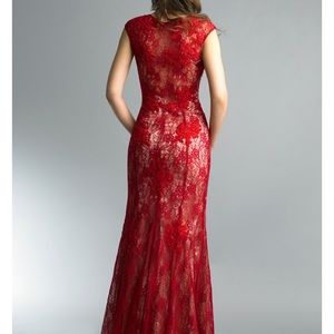 BEAUTIFUL RED LONG DRESS BASIXBLACKLABEL